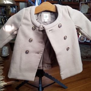 Gap Camel Peacoat 6-12 mos